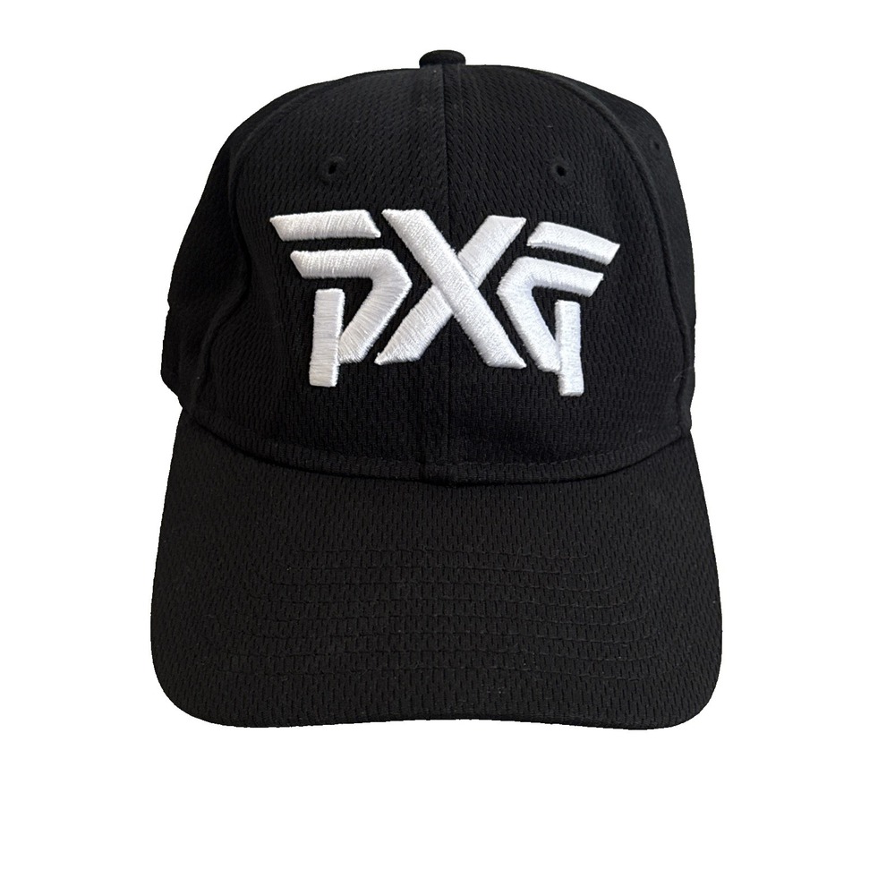 PXG Golf Snapback Cap Black Adjustable Baseball Trucker Hat One Size